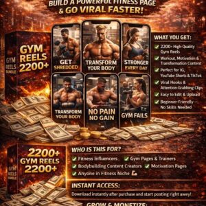 2200+ Gym Reels Bundle